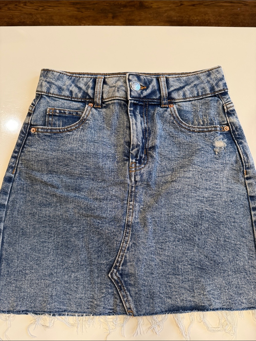 wild fable Blue Denim Mini Skirt